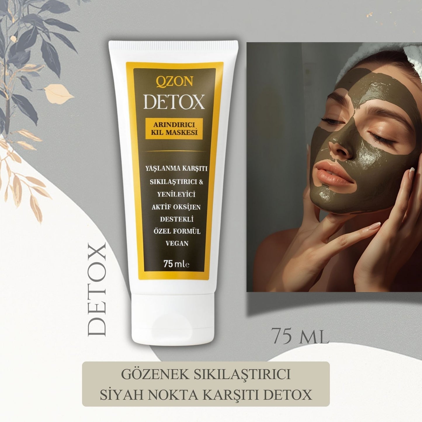 QZON Yüz Detoks Set – 14 Günlük Arındırma & Yenilenme Bakım Ritüeli