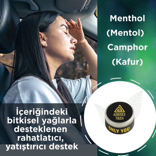 Agnodice Touch Rahatlatıcı Etkili Topikal Krem, Şakak Bölgesi İçin Ferahlatıcı Bitkisel Formül 5ML | Pratik Çanta Boy