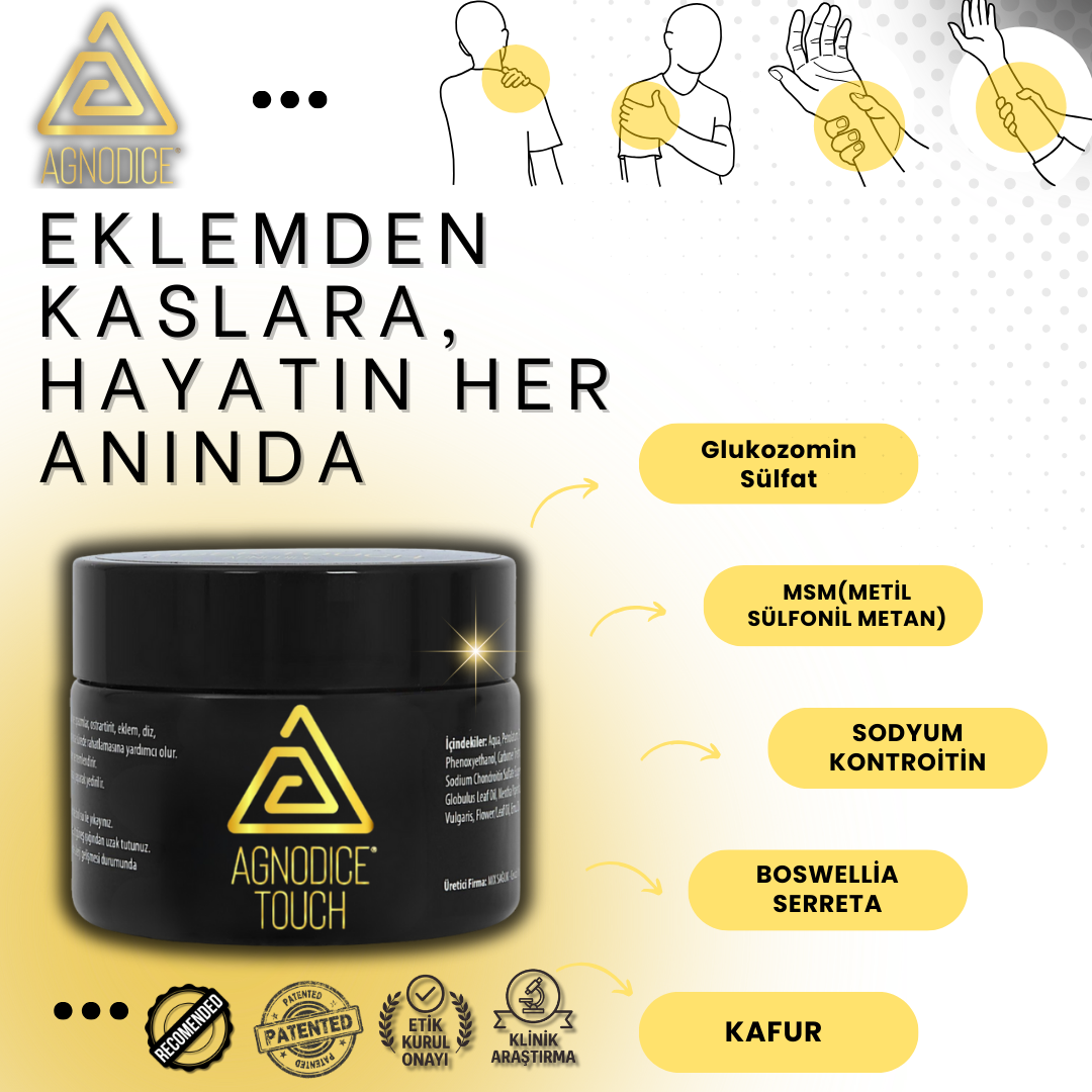 Agnodice Touch İleri Yaşlarda ve Düzenli Kullanıcılar İçin Bitkisel Topikal Destek Kremi - 50 ml