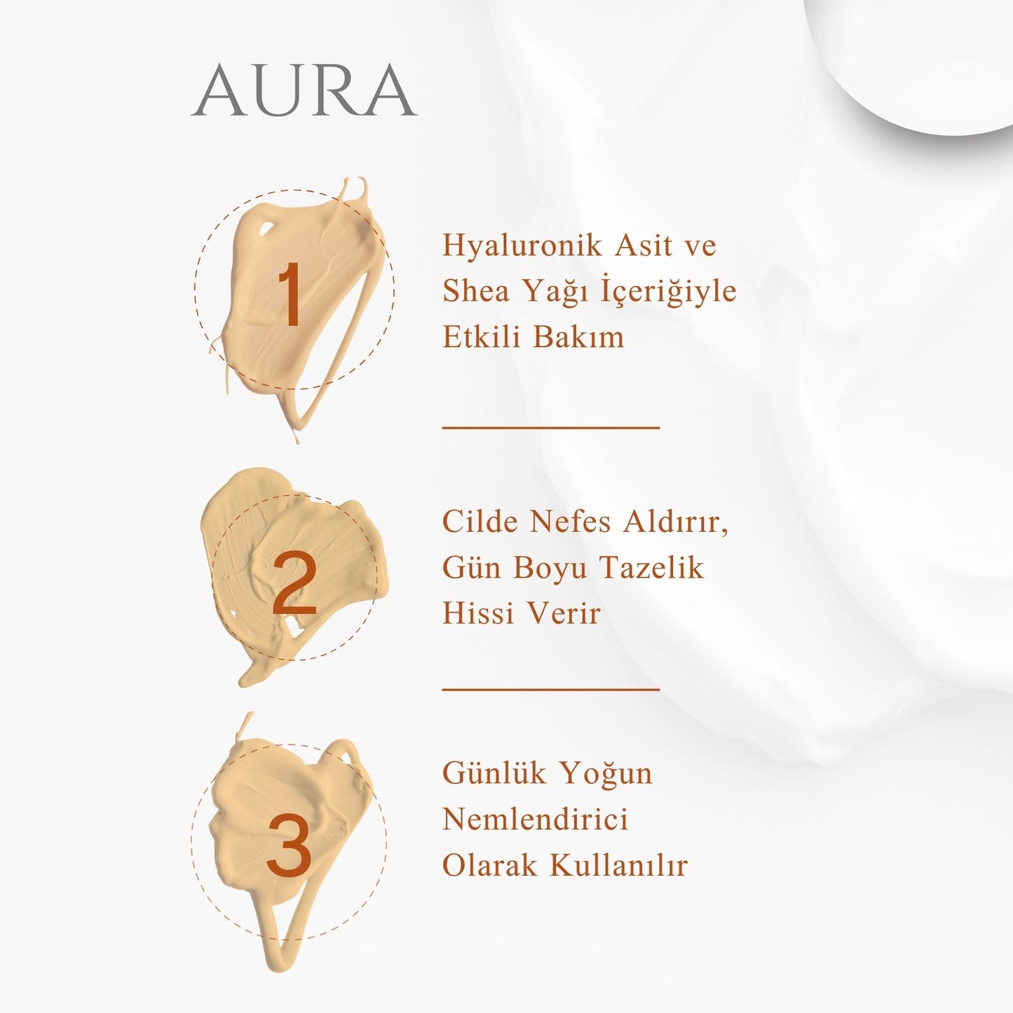 QZON Aura Base Glow Makyaj Bazı Nemlendirici Yüz Kremi SPF 30 – Leke Karşıtı Ton Eşitleyici 30ML