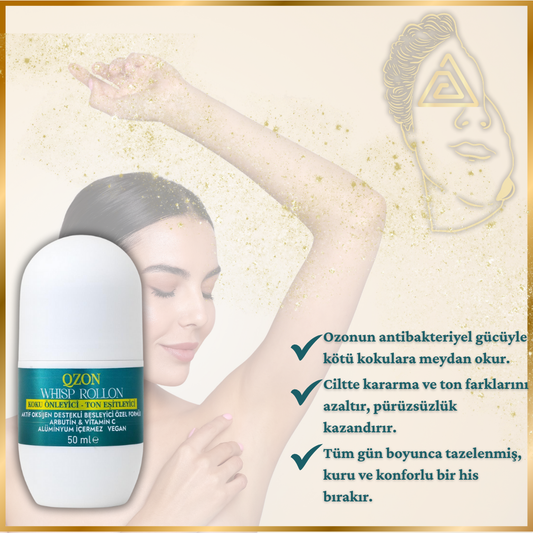 QZON Whisp Roll-On – Koku Önleyici & Ton Eşitleyici 50ML
