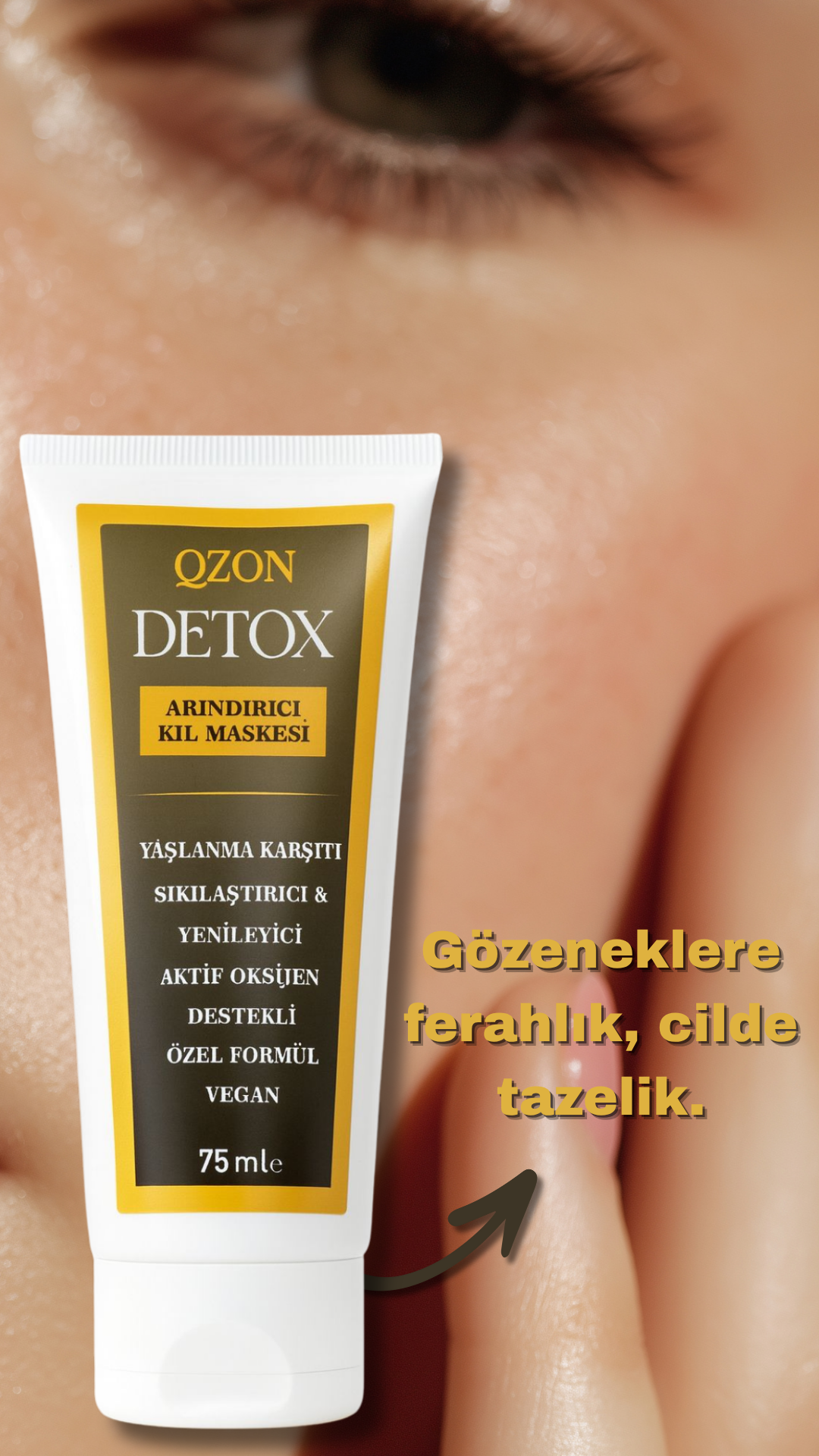 QZON Detox – Arındırıcı Kil Maskesi 75ML